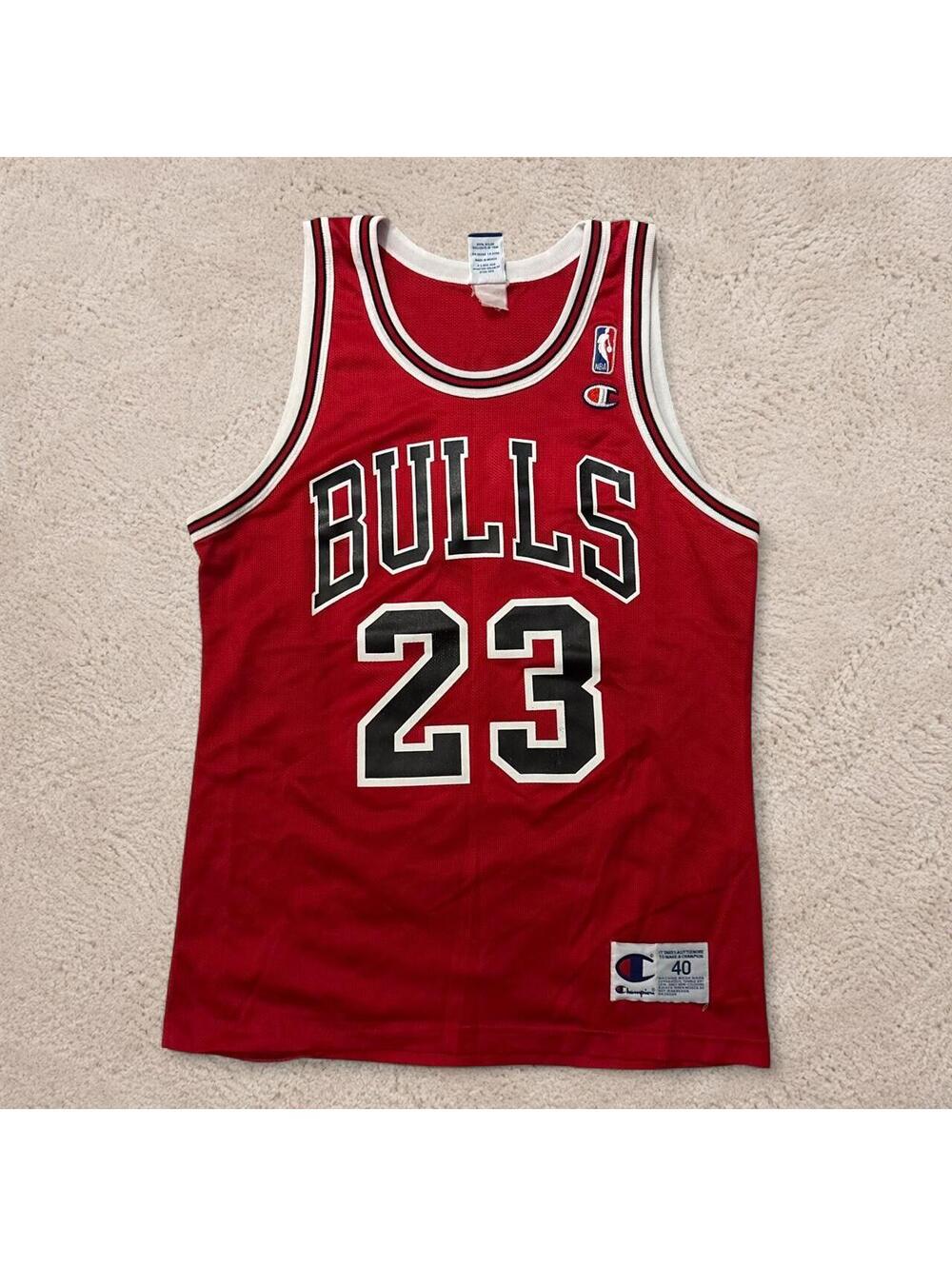 Beautiful conditon vintage 1990s champion Michael Jordan jersey.